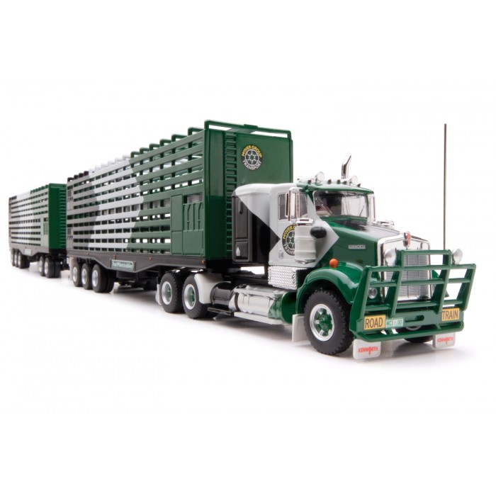 1:64 Live Stock Trailer with Dolly Highway Replicas 12993.